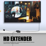 4K HD Ethernet KVM Extender, Plug and Play, 200m, EU Plug, 3840×2160 Resolution, 30Hz